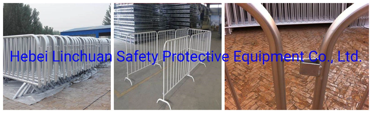 Crowd Barrier Fencing Panel 2.3 Meters for Rentals in Riyadh Saudi Arabia/ Portable Metal Crowd Control Barriers/Temporary Fence Crowd Control Barrier