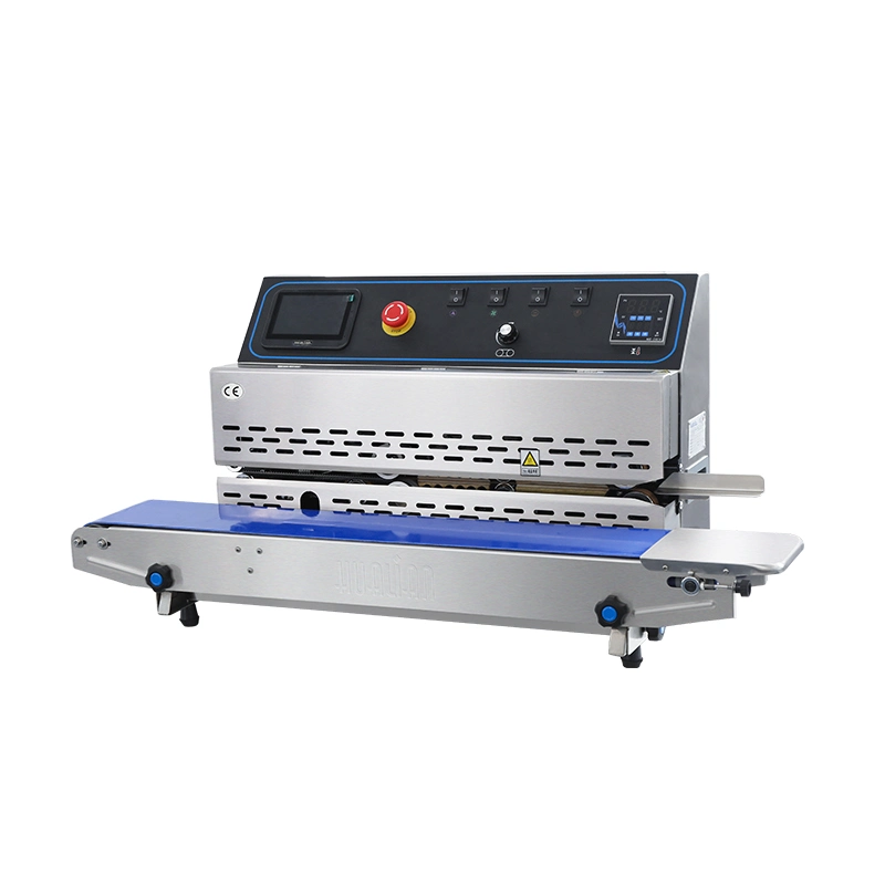 FRP-810I Hualian Stainless Steel Bag Sealing Machine Intelligent Ink-Jet Continuous Band Sealer