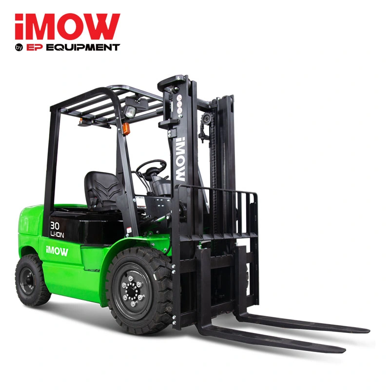 3ton 3t 3.0t 3000kg Electric Forklift Battery Forklift with 3m 4.5m 6m Full Free Mast CE ISO with Side Shifter Fork Positioner Clamp