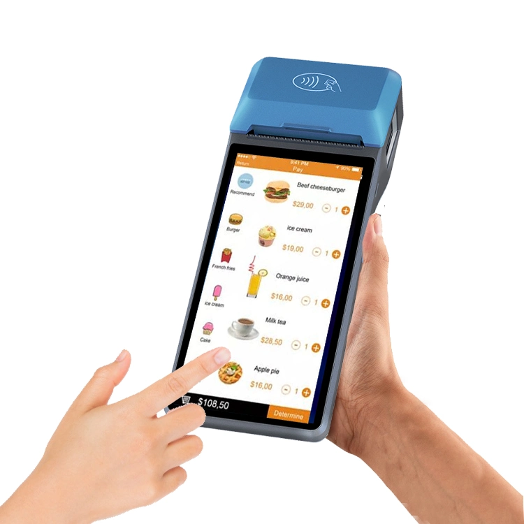 جهاز متكامل لقراءة بطاقات NFC، بطاقة Android الطرفية، السعر جهاز POS مع الطابعة (Z300)