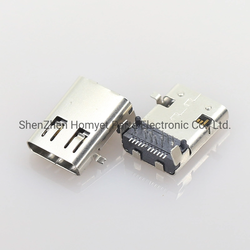 High Quality 24p SMD Type 3.1 Female Type C USB Connector Hy-C12-Bsjc-M2