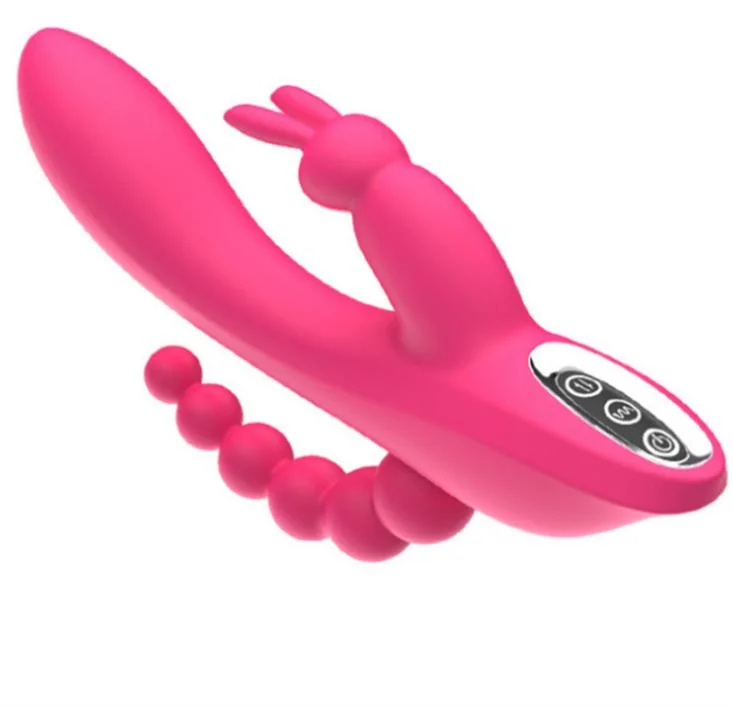 Multifrequency Vibration Masturbation Dildo Double Headed Super Power Sex Vibrator for Women