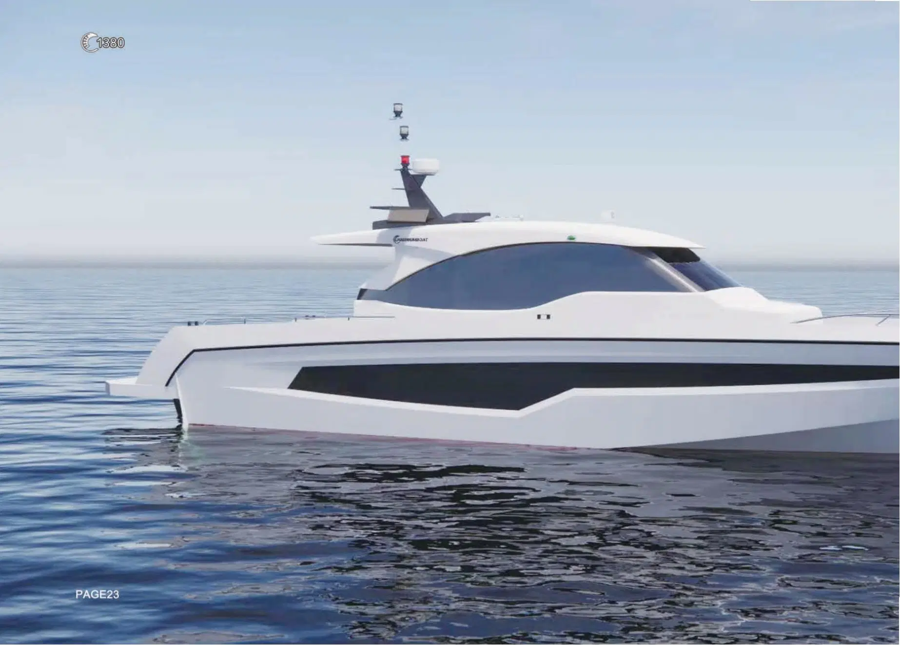 46FT Confort Luxe Yacht à Grande Vitesse en Fibre de Verre Bateau de Pêche pour 12 Personnes