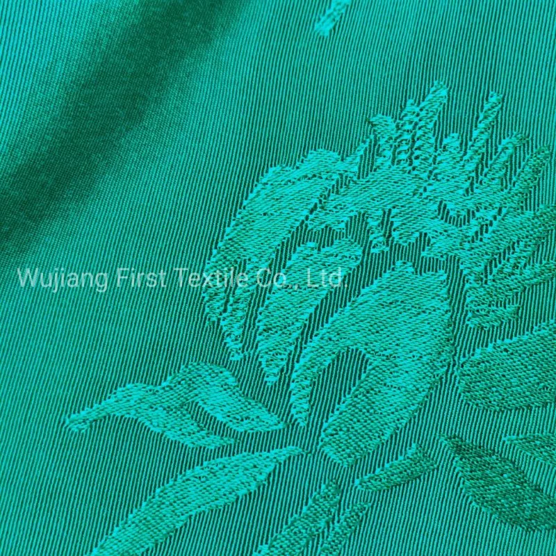 Oeko Tex 100 Certificate Viscose Rayon Jacquard Dyed Woven Garment Fabric