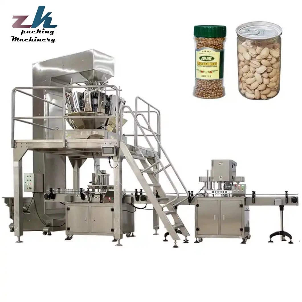 Automático 1-12 cabeças Linear Weigher Grain e Coarse cereais quantitativo Fabricante da escala de embalagem