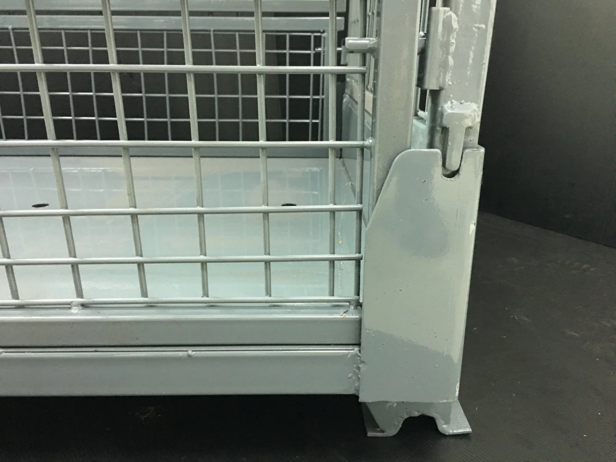 Metal Wire Mesh Cages Heavy Duty Foldable Pallet Container