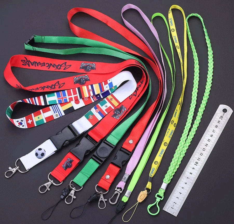 Custom Logo Printing Different Style Promotional Card Holder Lanyard