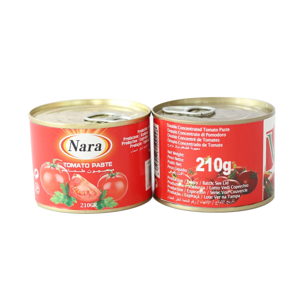 Popular Size 210g Eo Canned Tomato Paste for Africa Market