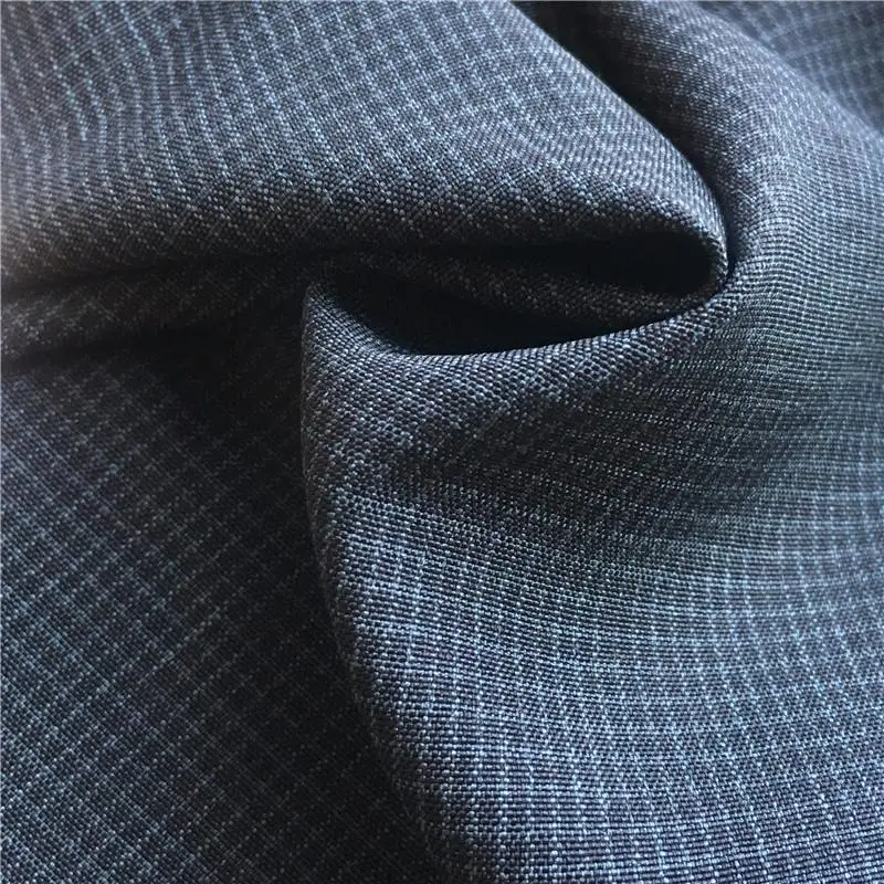 for Table Cloth Jacquard Imitation Linen 300d Polyester Cationic Mixture Stone Gray Woven Dobby Fabric