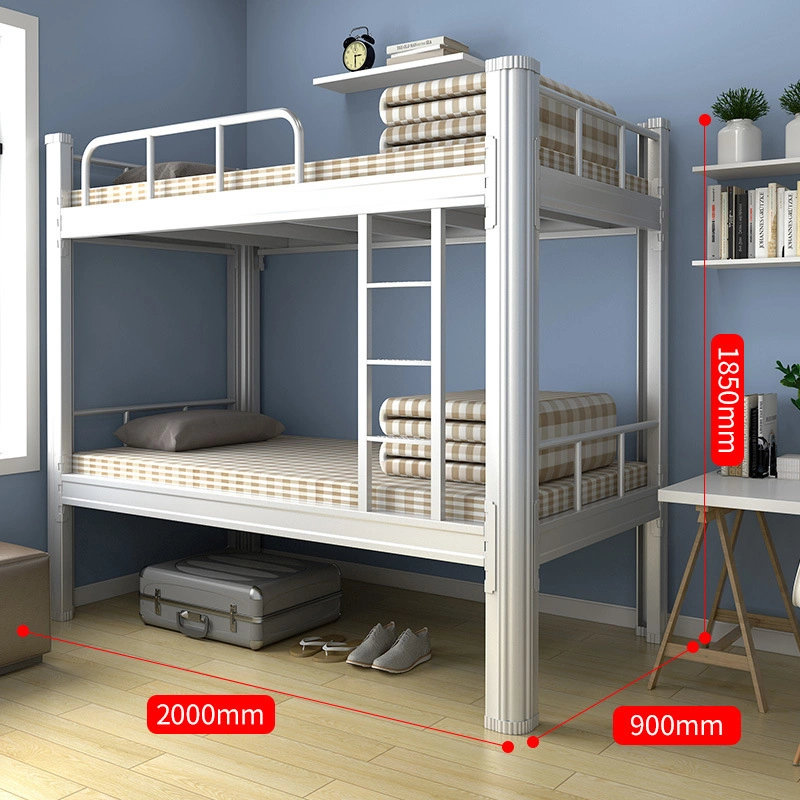 Dormitory Cheap Price Double Decker Loft Bed Hostel Adult Kids Metal Bunk Beds