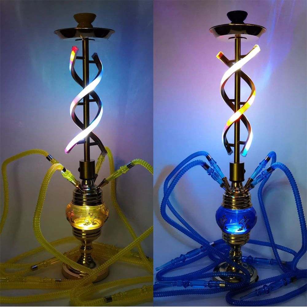 New Glass Arab Hookah Shisha Cup Sheesha Chicha Smoking Accessories Nargile for Shisha Hookah Set Double Smoke Pipe Shisha
