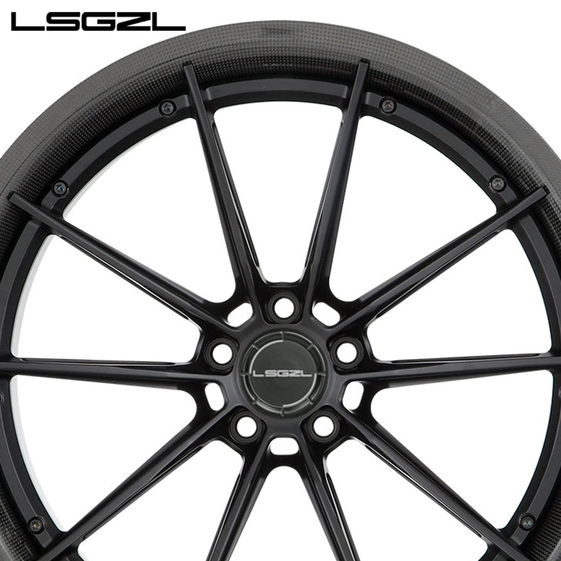 Forged Passenger Car Rim Carbon Fiber 18X8 19X8.5 Rines Replica Wheels 5X114.3 5X120