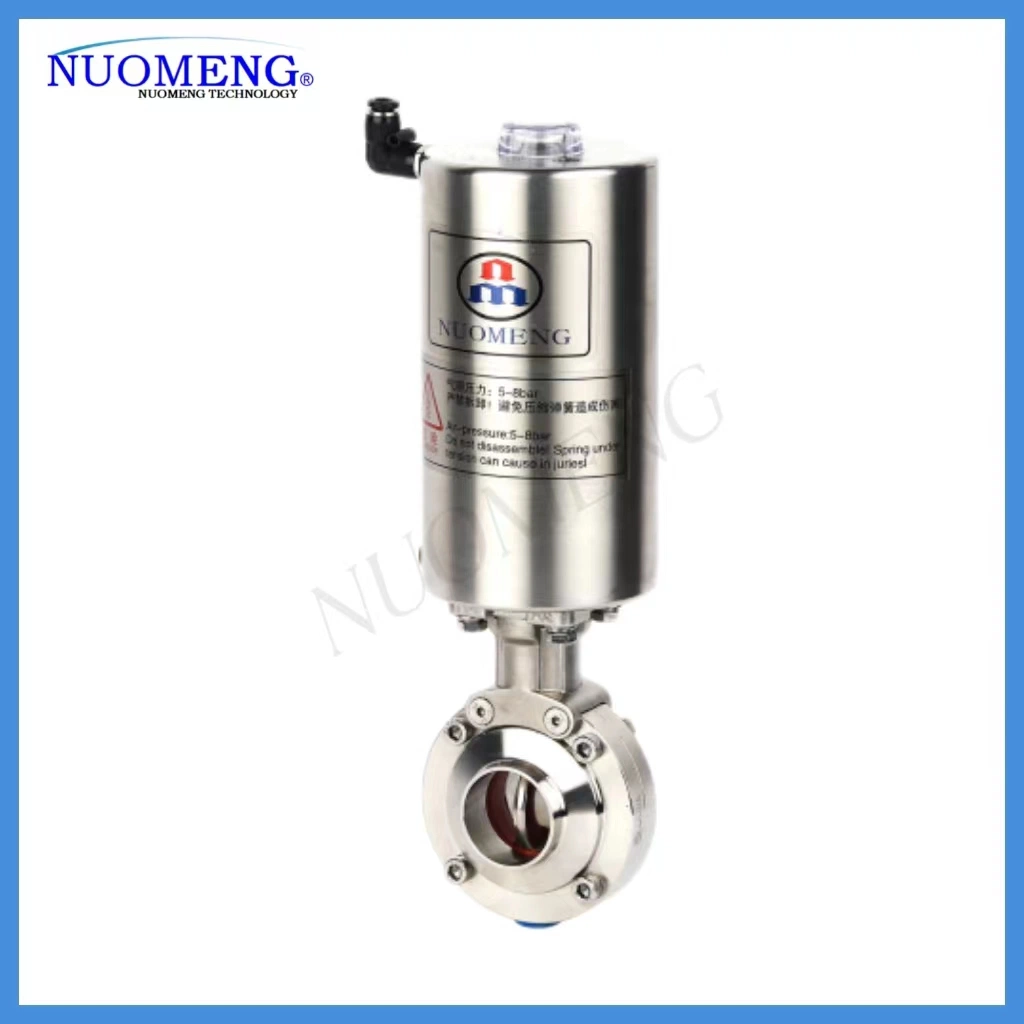 Sanitary Stainless Steel SS304/SS316L Pneumatic Weldedbutterfly Valve&Ball Valve&Pipe Fitting