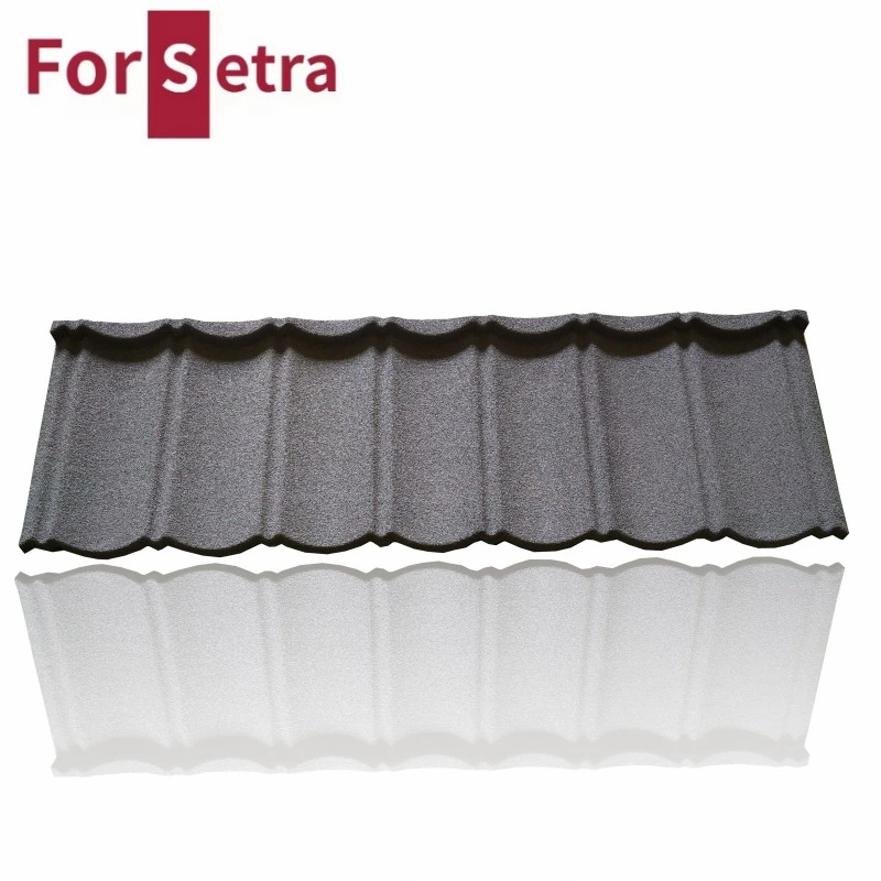 Lightweight Factory Sale Bond Stone Coated Metro Roof Tile Steel Building Materials