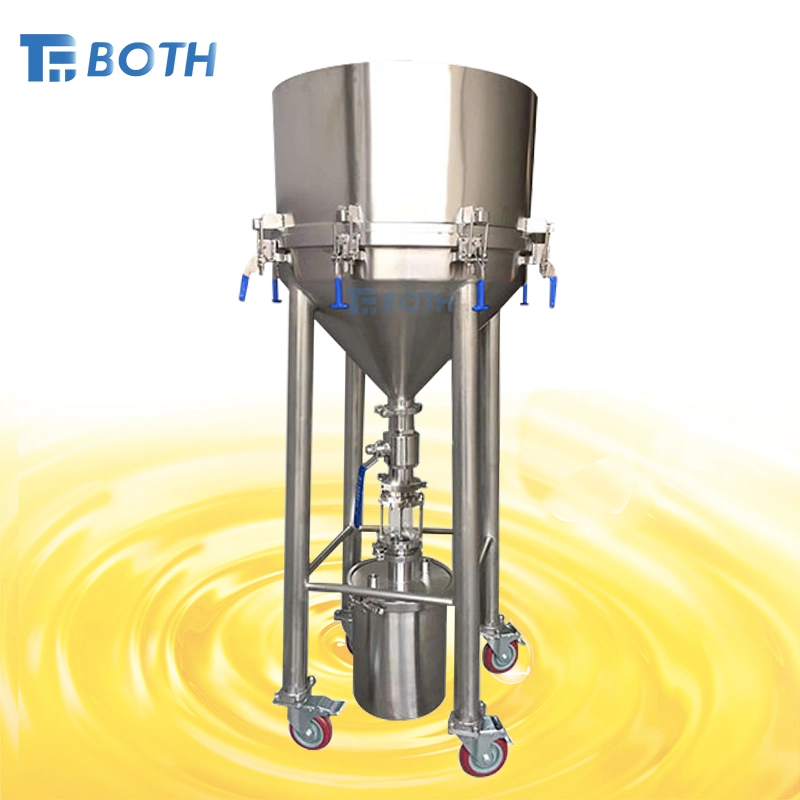 10L-100L Equipamento de filtração a vácuo químico aspiração a vácuo Nutsche em aço inoxidável Máquina de filtros para separação de líquidos sólidos