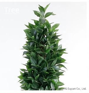 Artificial Little Fake Laurel Trees Ornamental Bonsai Tree for Home and Vertical Garden Decoration