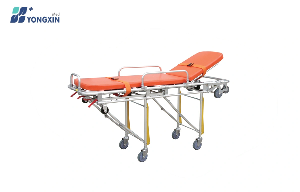 YXZ-D-G2 Equipamento médico Alminium Alloy Stretcher para ambulância