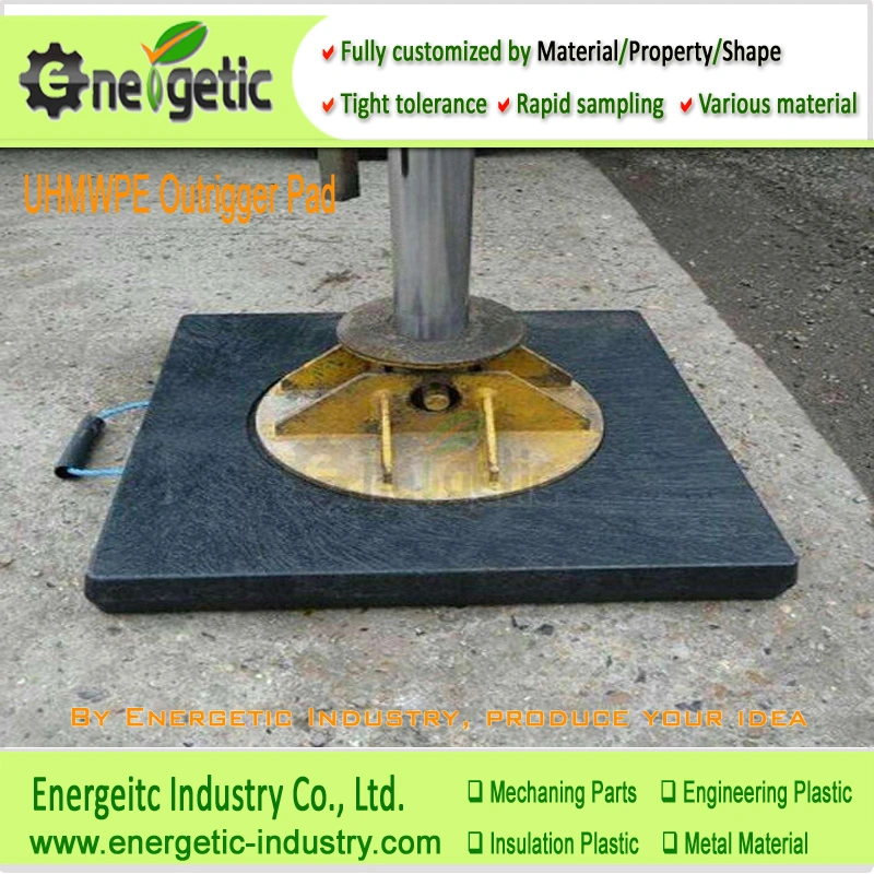 UHMWPE/HDPE Jack Pad/Crane Pad/verschleißfest UHMWPE Crane Leg Support Pads/hoch Tragbare, feste HDPE-Kranausleger-Pads