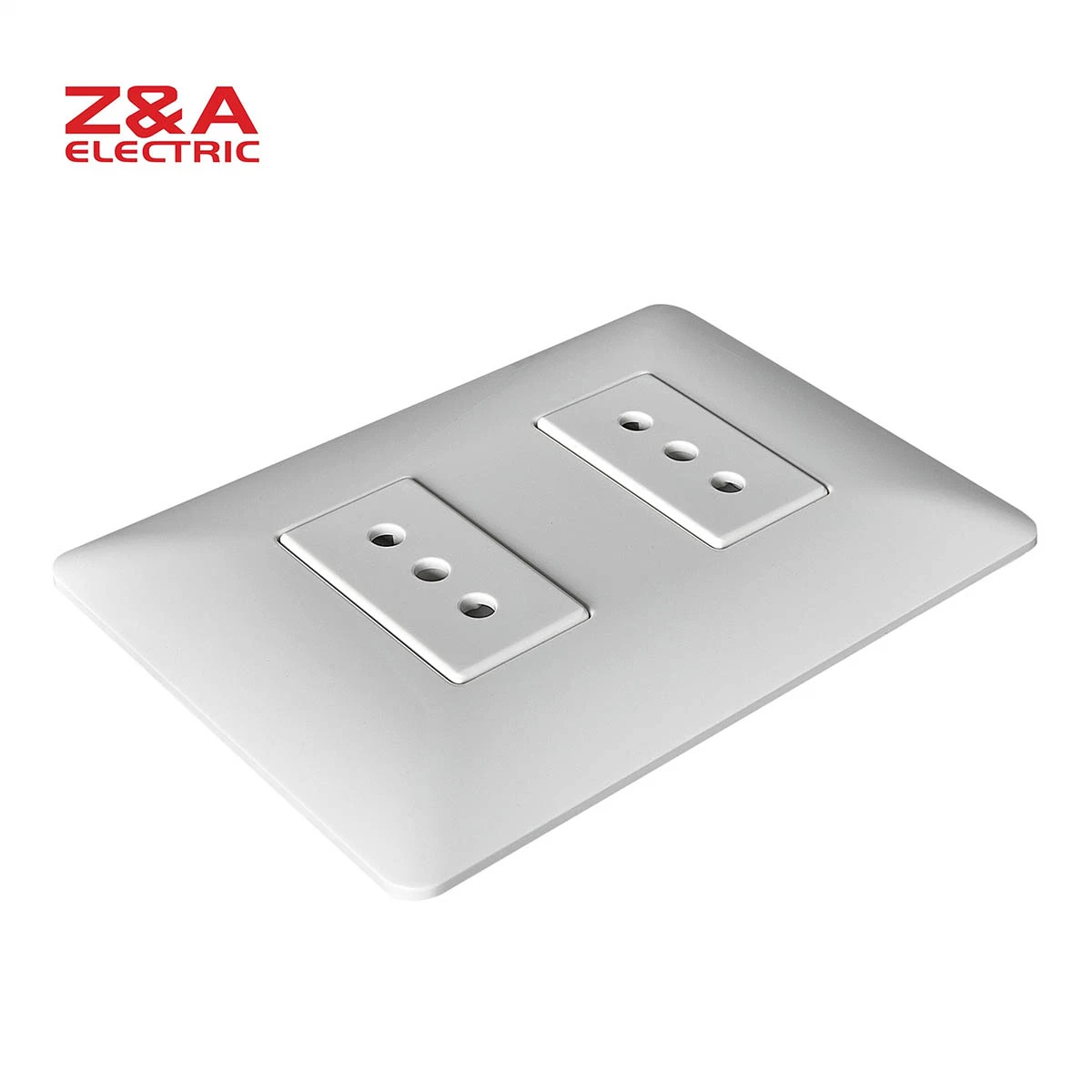 AM2237 AM Series White ZA Z&A Electric Wall Socket