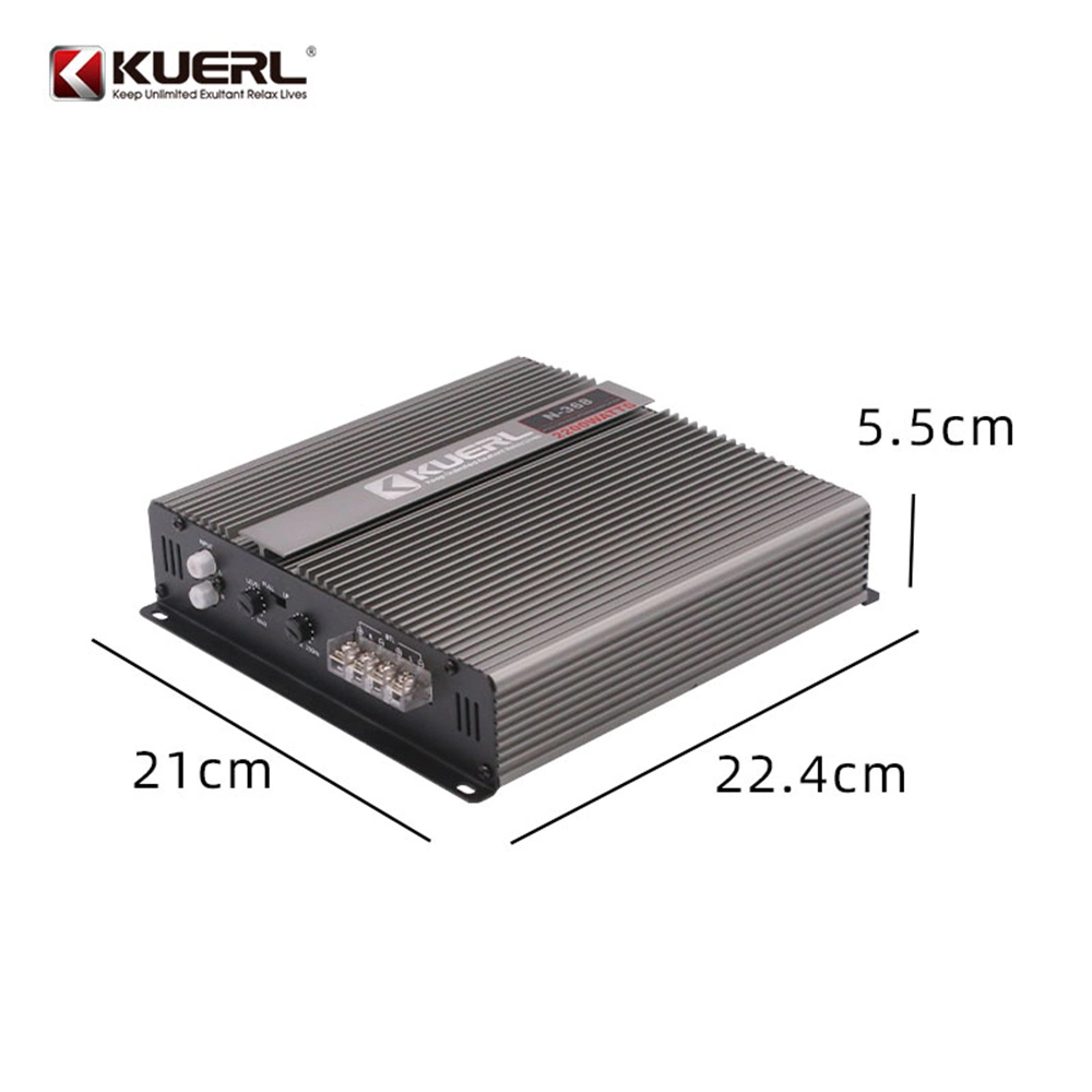 Factory Wholesale/Supplier Professional AMP 12V 4ohm 2CH Build Car Audio 2 Channel Car Amplifier