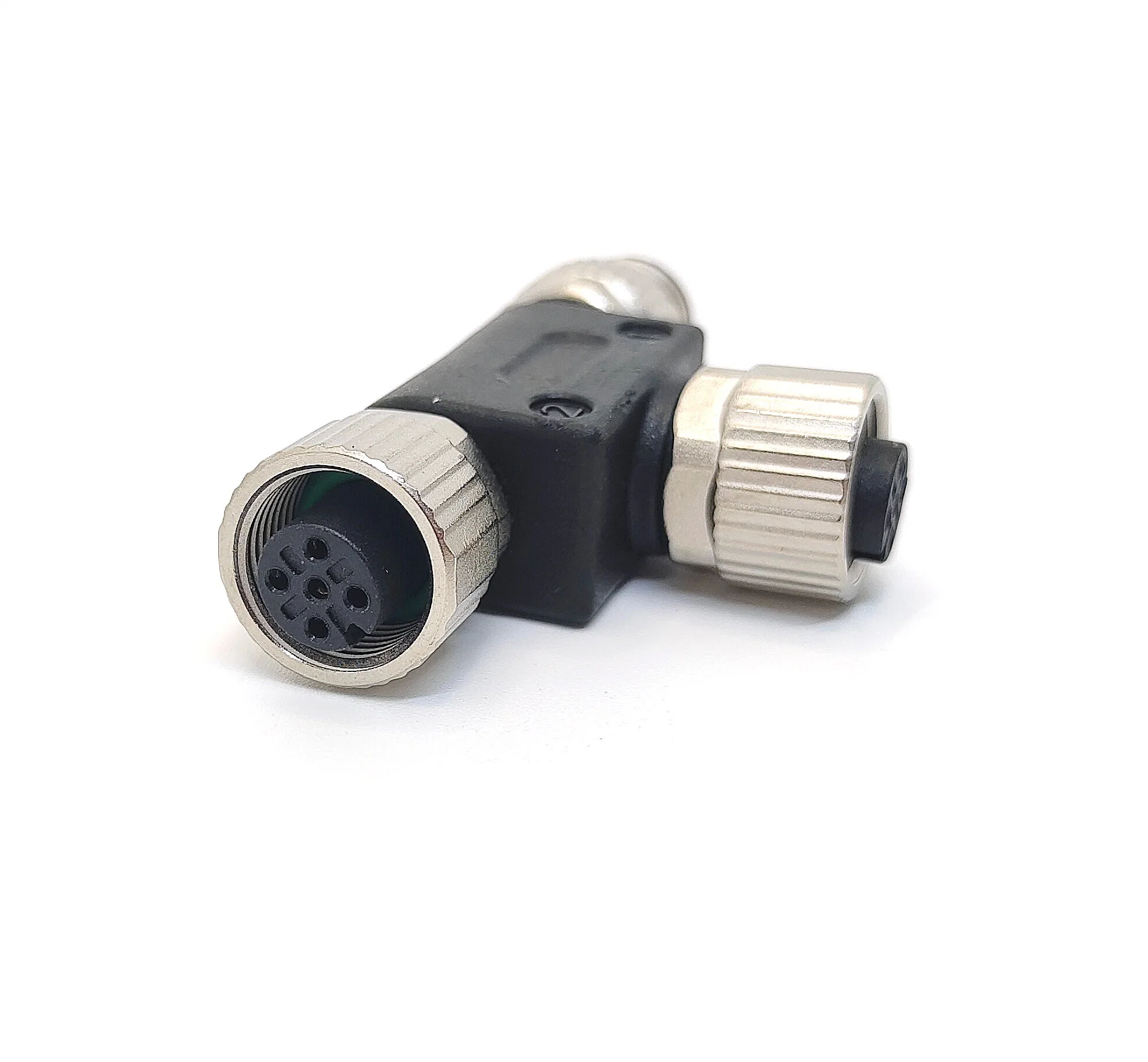 Svlec IP67 T Splitter Konverter Adapter A Code M12 Auf 2 m12 Stecker und Buchse für Automatisierungssystem