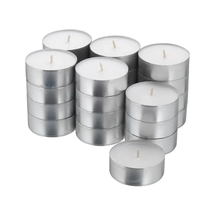 Factory Supply Smoke Free White Tealight Candle