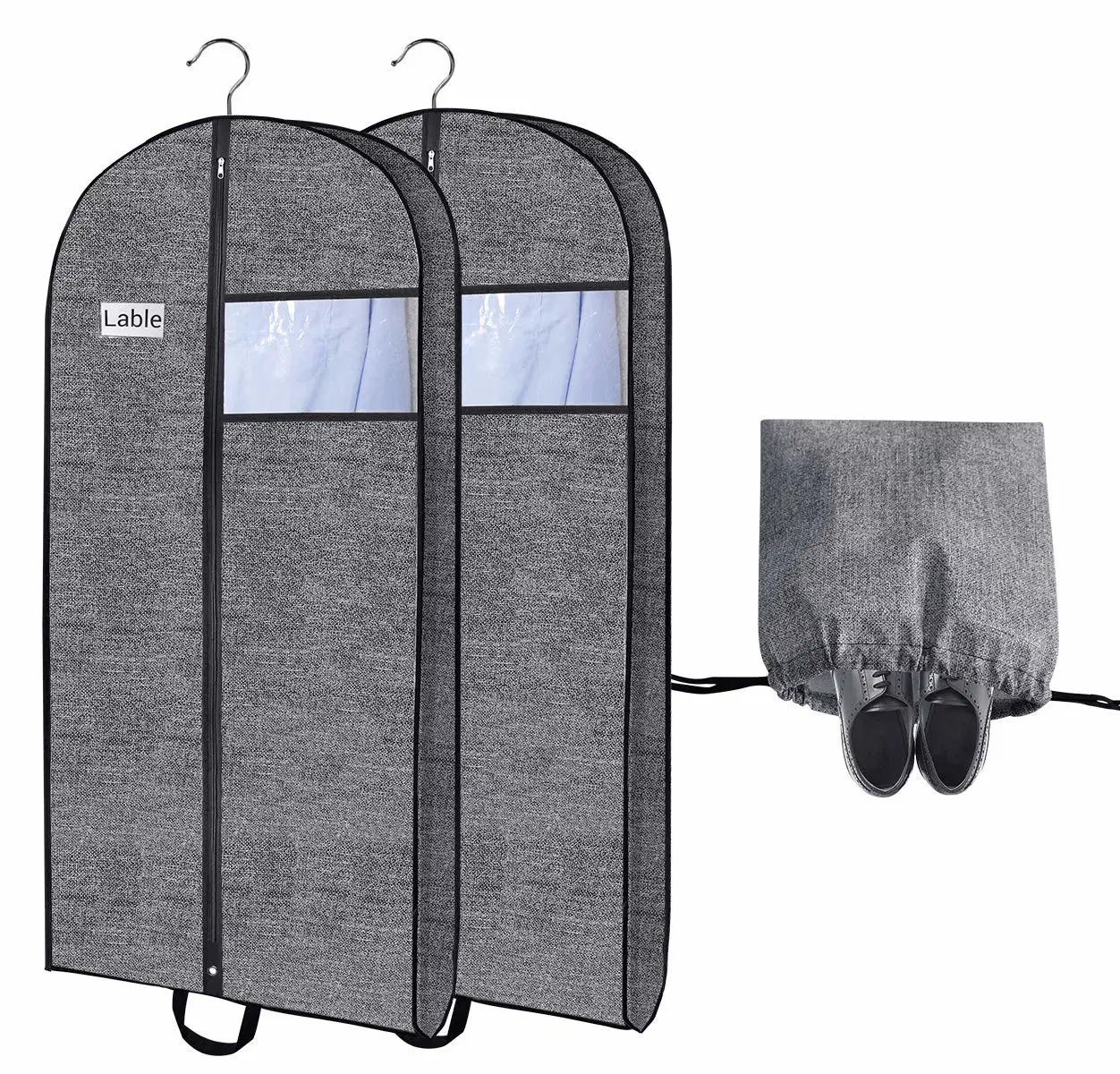 Костюм из нетканого материала чехол одеваются Dustproof Garment Bag with Металлическая дыра