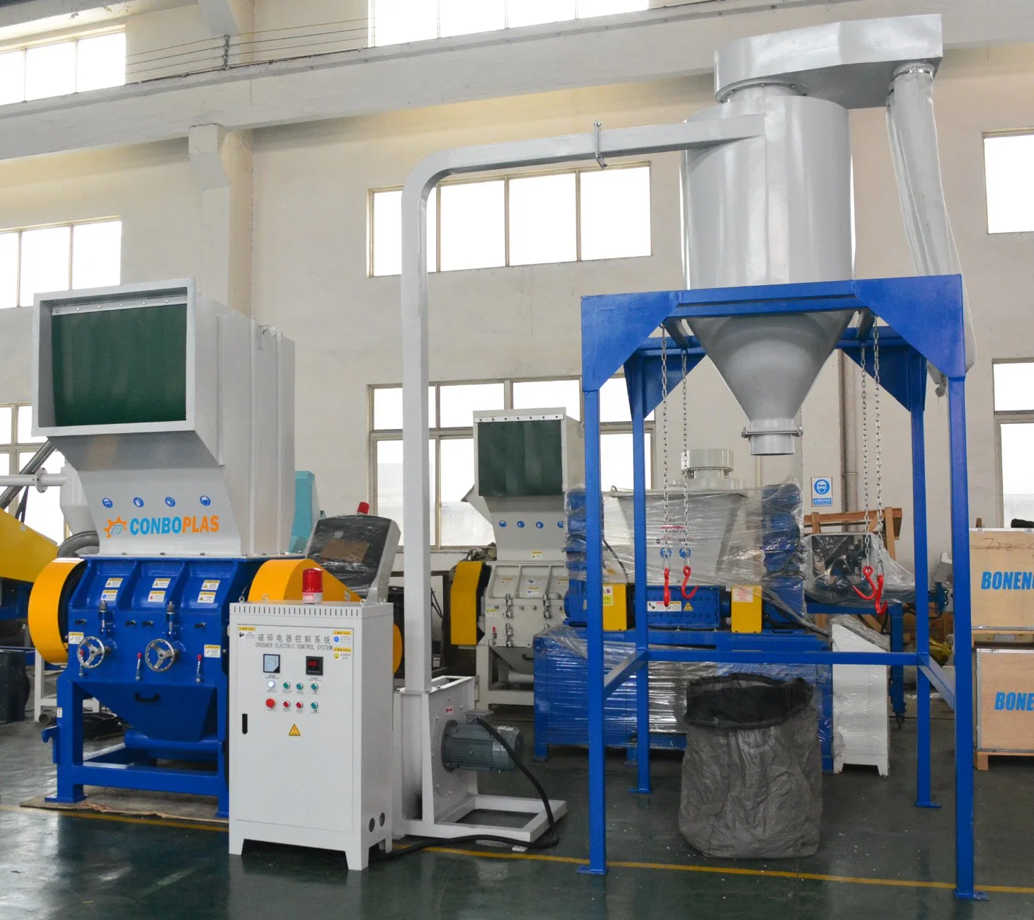 Single Shaft Shredder and Crusher Machine for Plastic Wastes