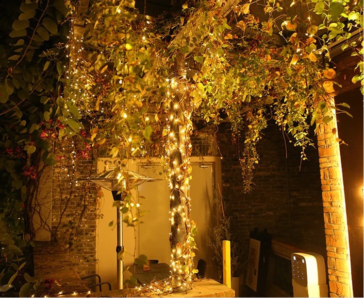 LED solaire micro-String Lights imperméable extérieur patio éclairage de Noël Décoration