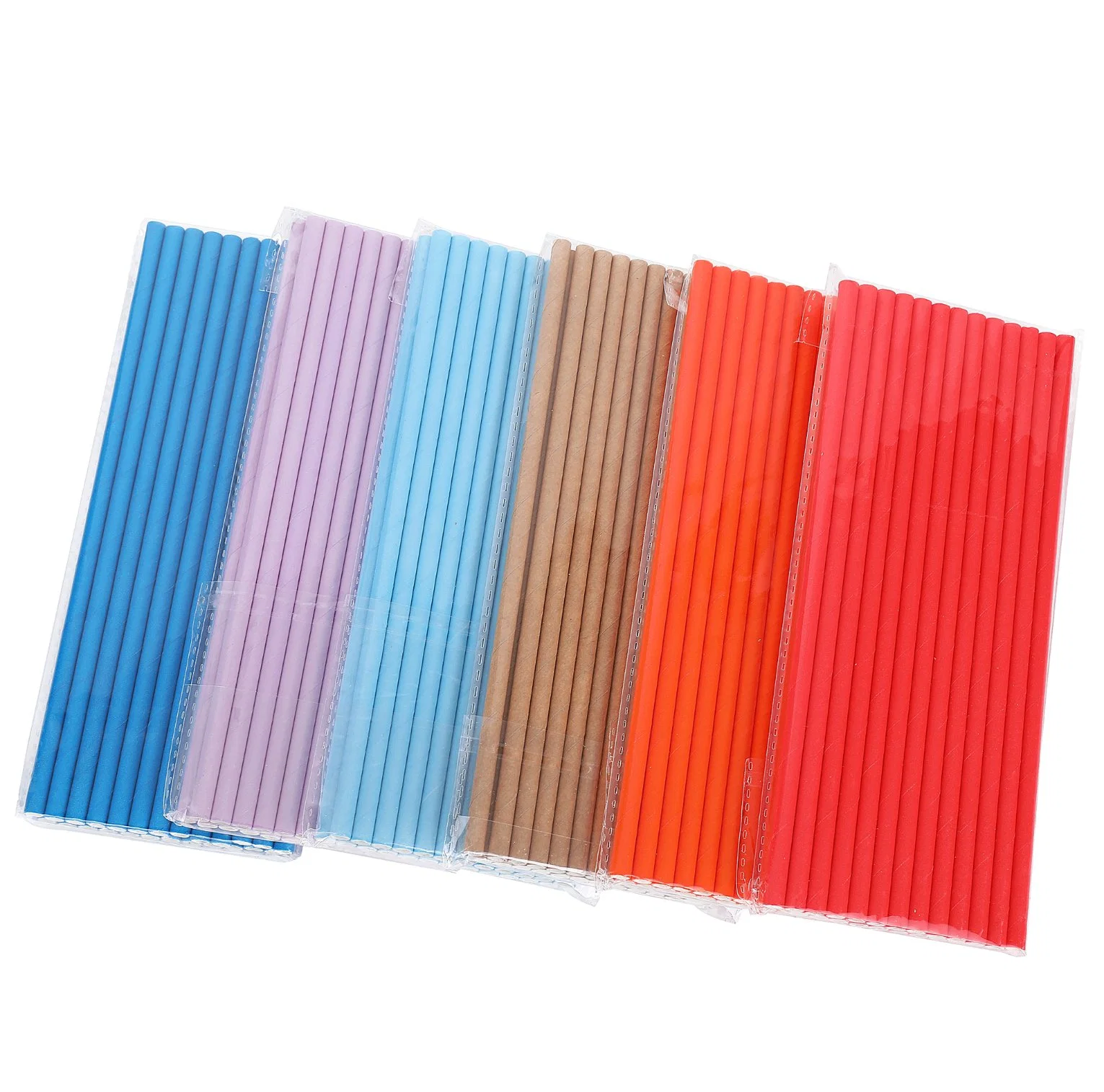 Food-Contacting Grade Eco-Friendly Biodegradable Healthy High Quality Kraft Paper Straws Drinking Straw