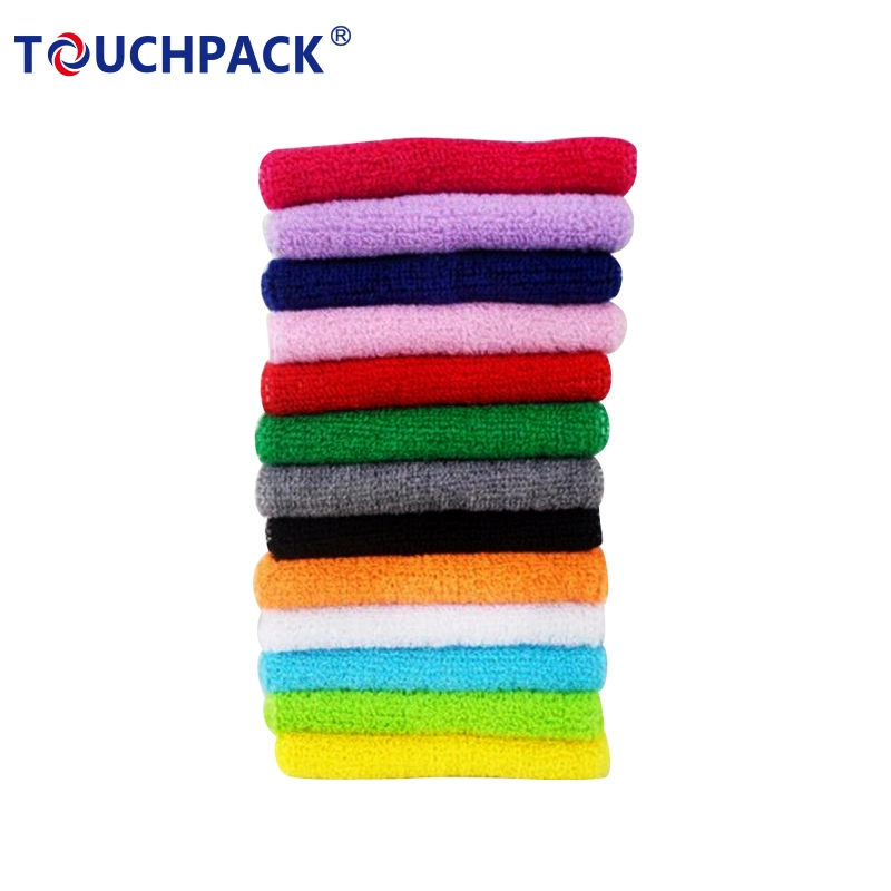 Cotton Terry Towel Wristband Custom Sport Sweatband