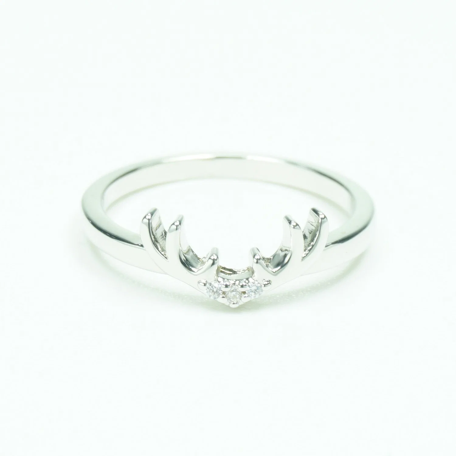 Custom Wholesale/Supplier Sterling Silver Fashion Engagement Swan Ring Jewelry for Women