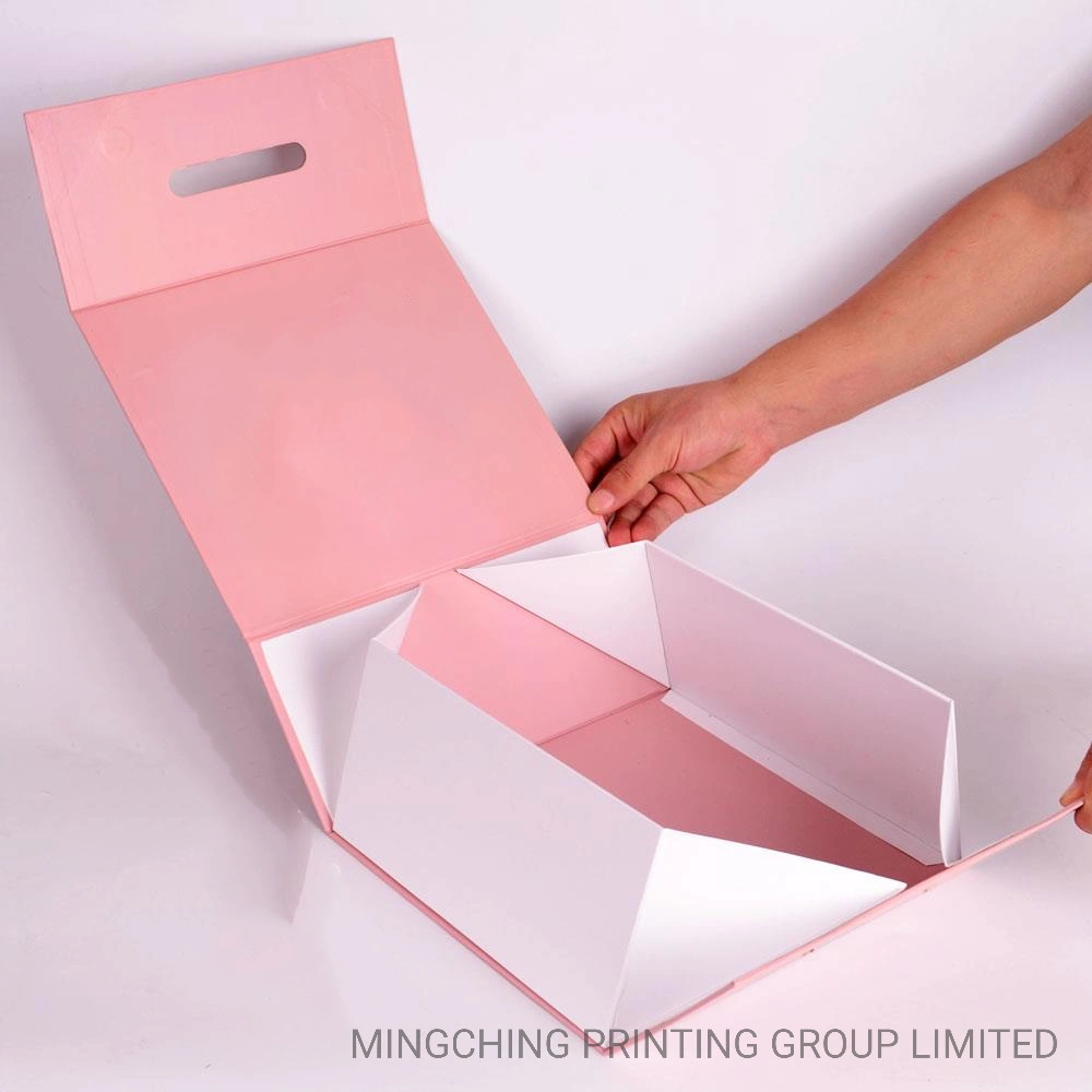 Caja de regalo de plegado de papel de lujo en Caja Joyero caja de embalaje Caja de vino Caja rígida Caja de cartón de regalo magnético plegable Caja de papel cosméticos coloridos caja plegable