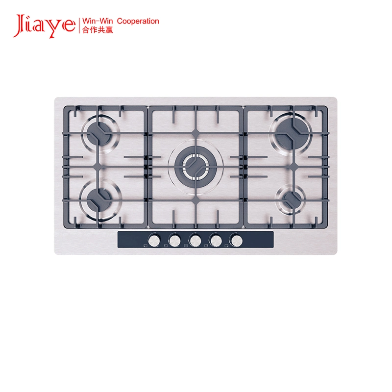 Multi-Function Household Gas Stove Portable Gas Stove 5 Burner Gas Stove Cooker Cooking with Grill