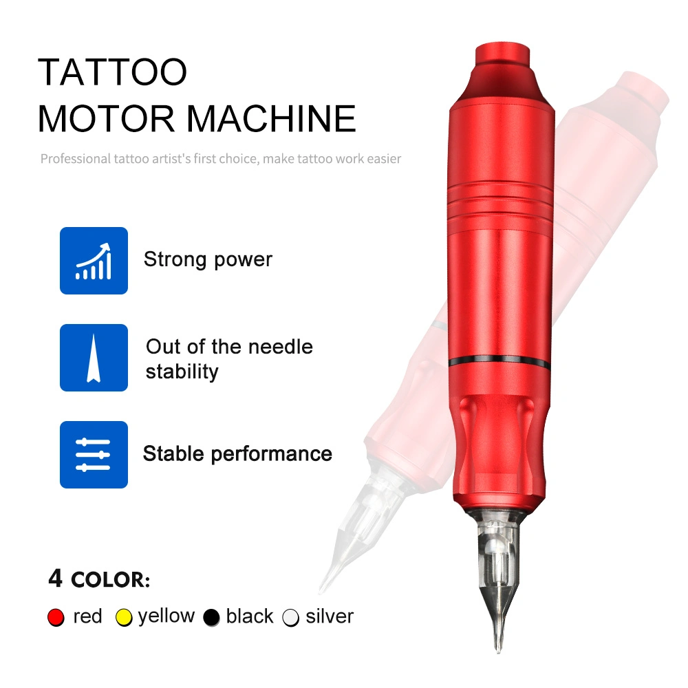 Conjunto de canetas de tinta rotativa Tattoo para kit de tatuagem profissional Fonte de alimentação Aurora Mini LCD DE 5 PEÇAS cartuchos agulha para corpo Arte