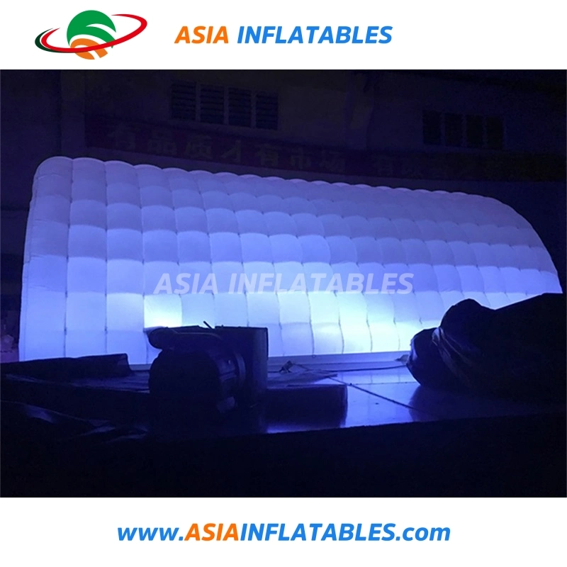 Indoor Inflatable Color Changing Tunnel, Inflatable Shinning LED Tunnel