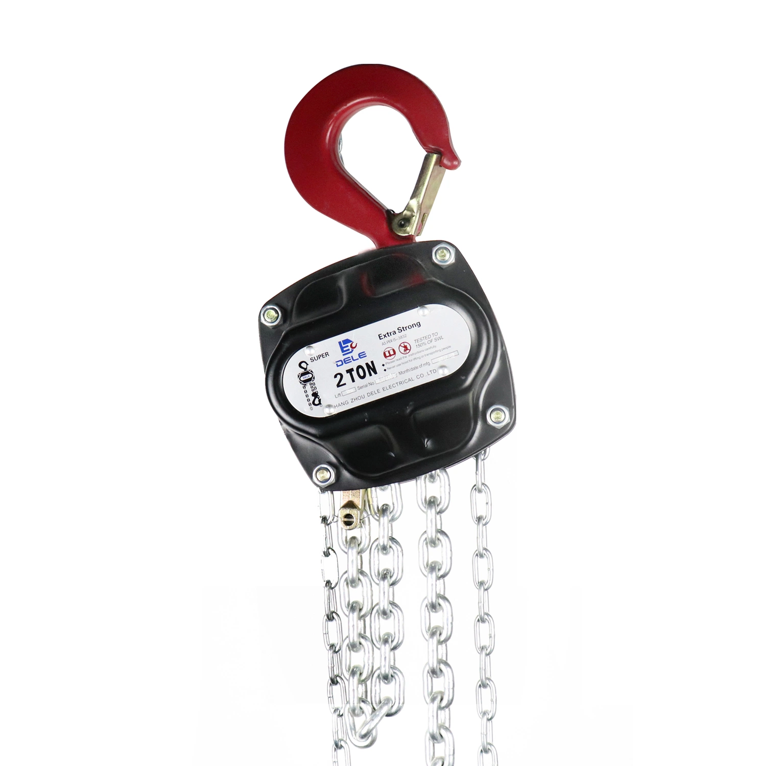 Hangzhou Dele Df Manual Hand Lifting 2ton Chain Hoist Chain