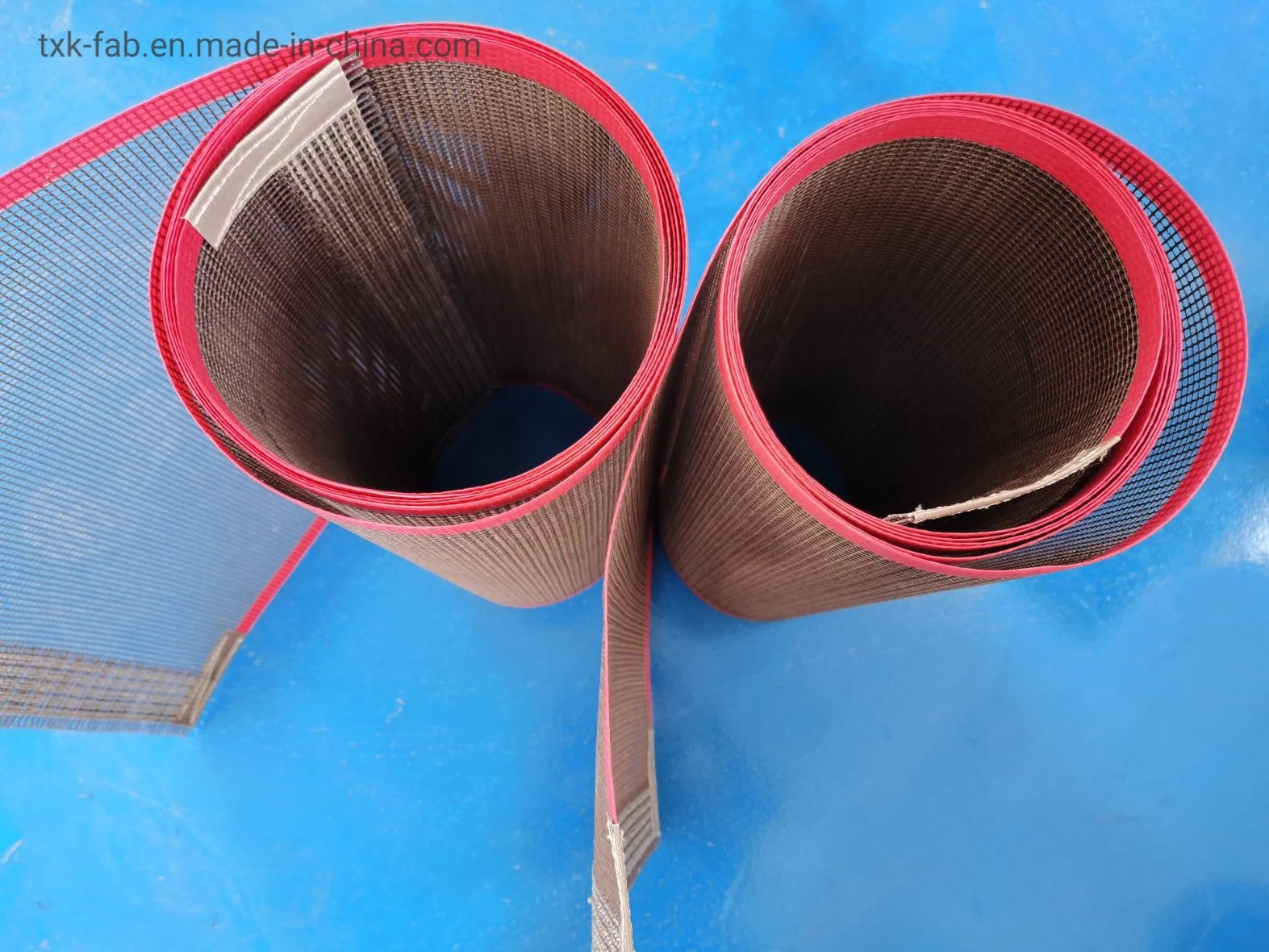 PTFE Fabric PTFE Mesh Conveyor Belt for Screen Printing Machine