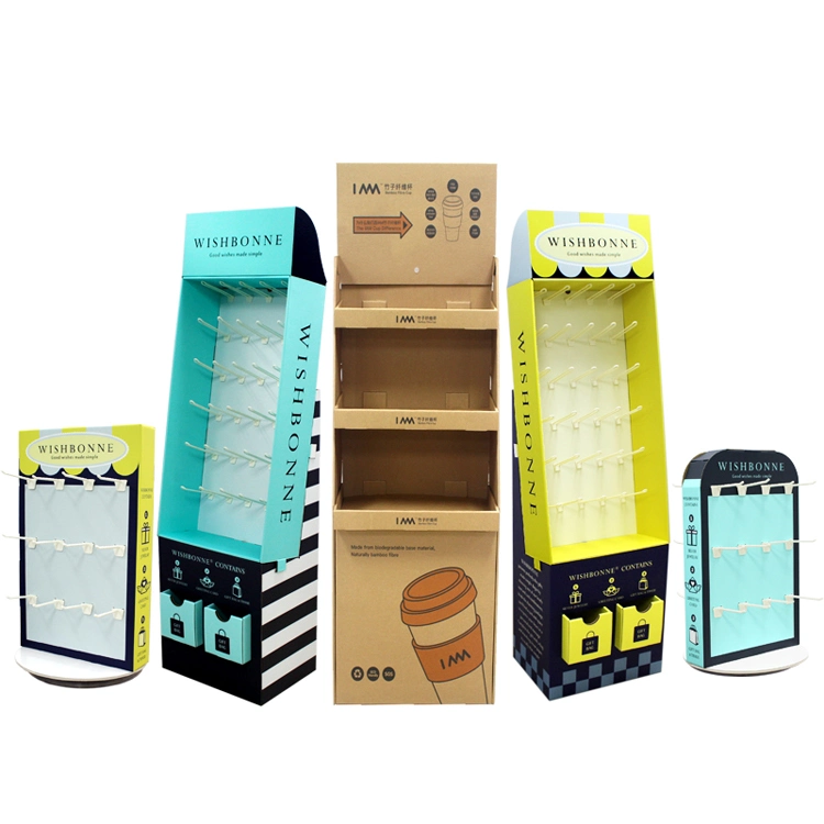 Marketing Pop up Cardboard Display Stand for Drinks, POS Wine Display