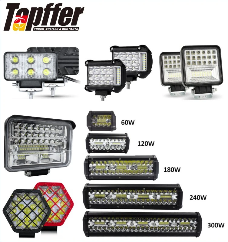 أكثر من 5000 عنصر LED مصابيح العمل مصباح السيارة المقاوم للماء IP67