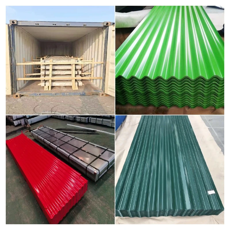 Cubiertas de color Colorful Corrugated Roofing Sheets Waterproof techo de hoja