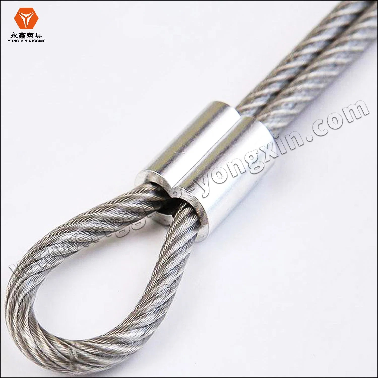 China Manufacturer Rigging Slings Stainless Steel Wire Rope with Hook|Wire Rope Sling Wire Rope Sling China ASTM Standard Galvanized Steel Wire Rope