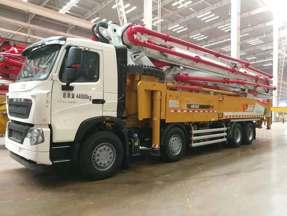 Hb58V Truck-Mounted móvil de la bomba de concreto para la construcción en venta