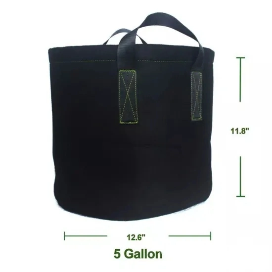 Garden Grow Bags 3 Gallon 5 Gallon 10 Gallon 25 Gallon Aeration Fabric Pots Container Garden Potato Felt Grow