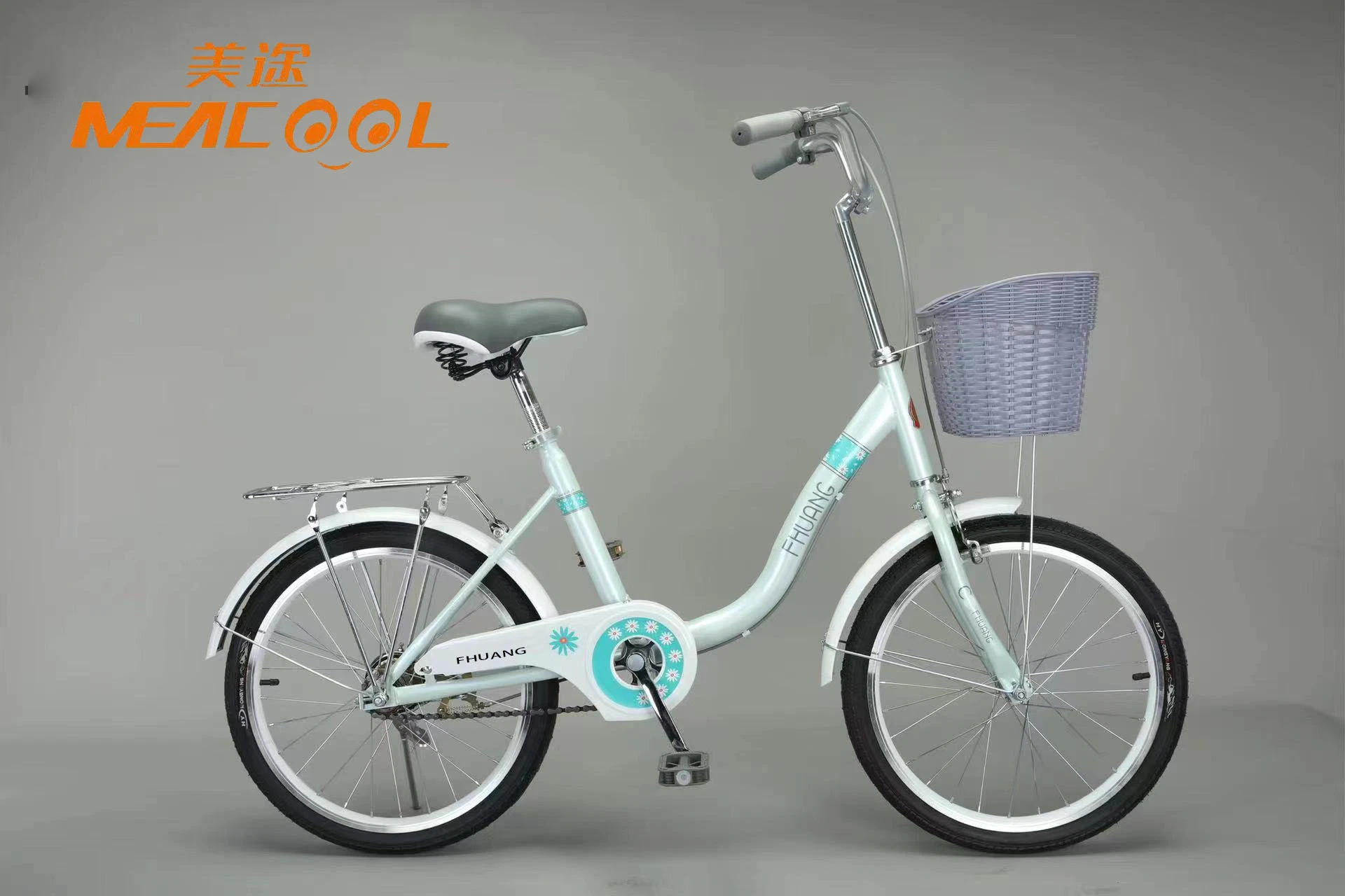 Новый дизайн 20-дюймовые детские велосипеды для студентов Мягкий цвет Регулируемый город Ретро велосипедный Flatland Road Классический детский велосипед
