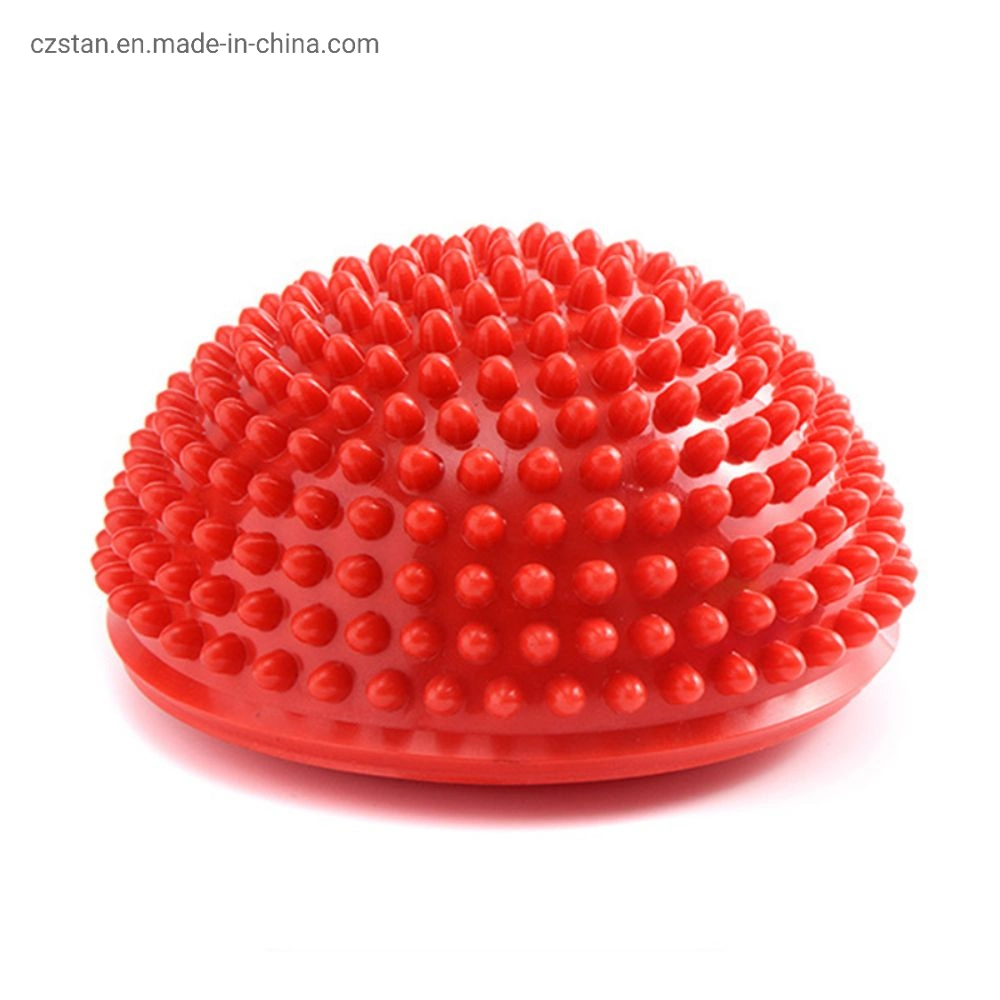 PVC Balance Pods with Hand Pump Half Massage Ball