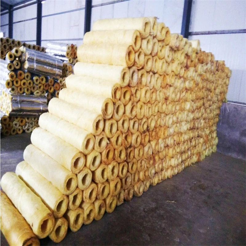 Elastic Glass Fiber Product Glass Wool Insulation Building Material Glass Wool Pipe