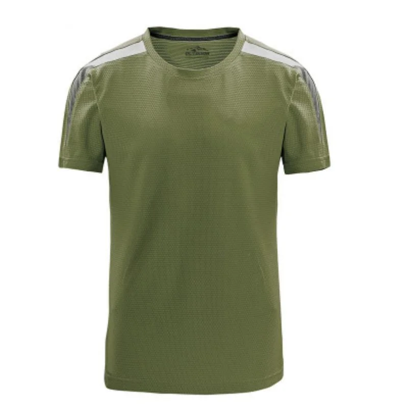 Manufacturer Direct Summer Quick Dry T-Shirt Male Sports Short Sleeve Round Neck