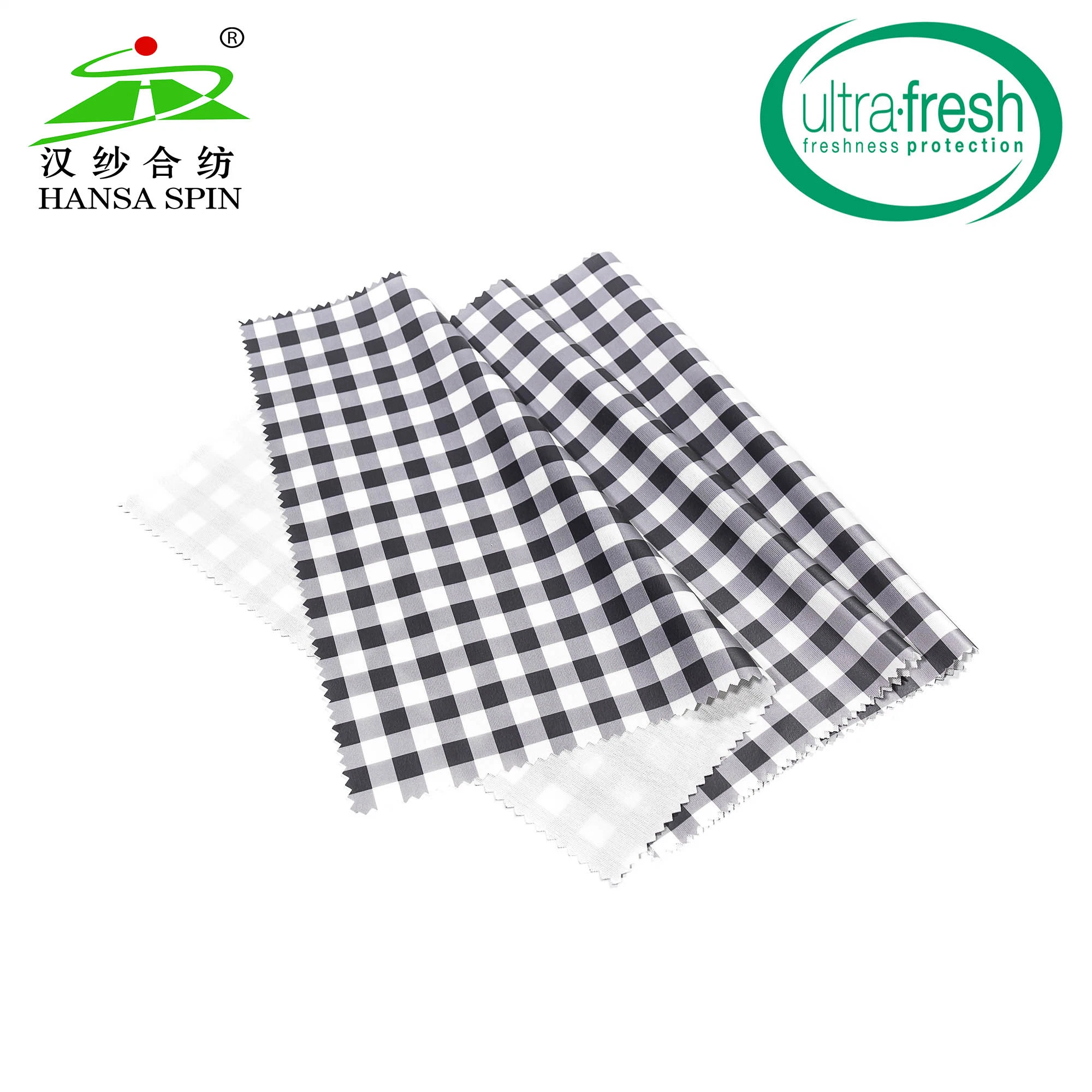 Tartan Design &High Waterproof &Eco Friendly TPU Leather for Raincoat