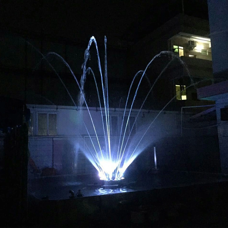 Park Decorative Floating Pool Fountain with Lights